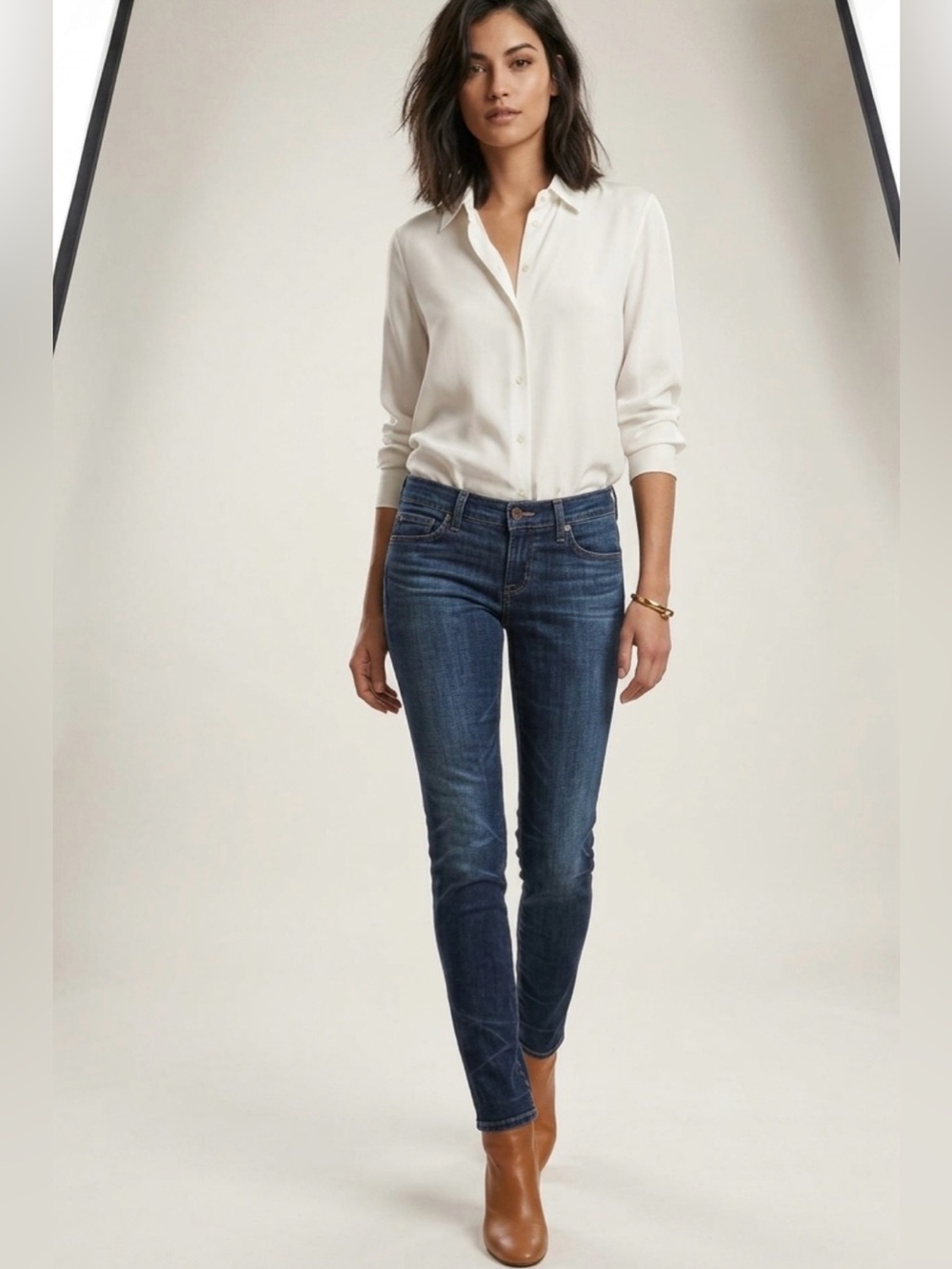 Citizens of Humanity Racer Low Rise Skinny Jeans 25 Patina
